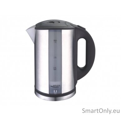 Adler Kettle AD 1216 Standard 2000 W 1.7 L Stainless steel 360° rotational base Stainless steel 6