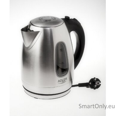 Adler Kettle AD 1223 Standard 2200 W 1.7 L Stainless steel 360° rotational base Stainless steel 2