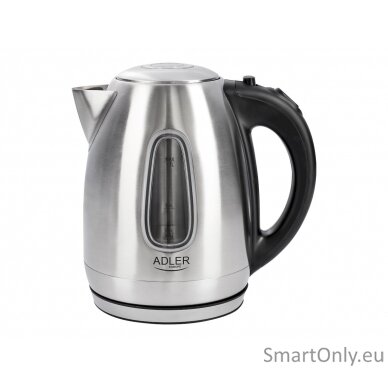 Adler Kettle AD 1223 Standard 2200 W 1.7 L Stainless steel 360° rotational base Stainless steel 6