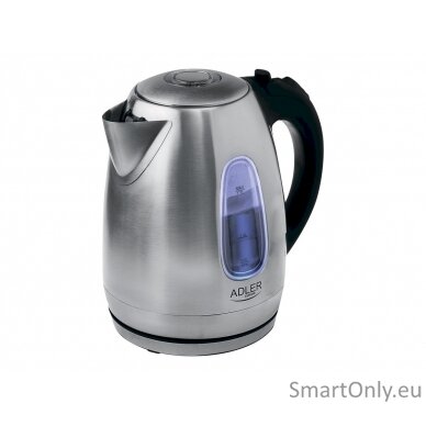 Adler Kettle AD 1223 Standard 2200 W 1.7 L Stainless steel 360° rotational base Stainless steel 7