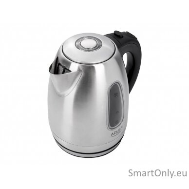 Adler Kettle AD 1223 Standard 2200 W 1.7 L Stainless steel 360° rotational base Stainless steel 8