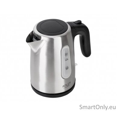 Adler Kettle AD 1273 Standard 1200 W 1 L Stainless steel 360° rotational base Stainless steel 4