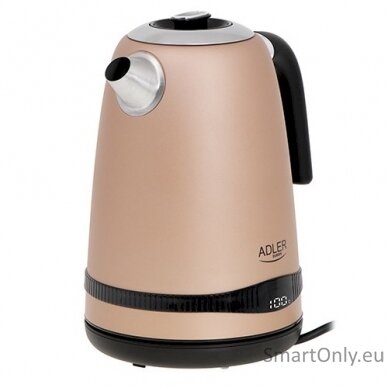 Adler Kettle AD 1295	 Electric 2200 W 1.7 L Stainless steel 360° rotational base Golden 3