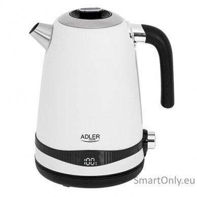 Adler Kettle AD 1295w	 Electric 2200 W 1.7 L Stainless steel 360° rotational base White 2