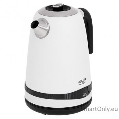 Adler Kettle AD 1295w	 Electric 2200 W 1.7 L Stainless steel 360° rotational base White 4