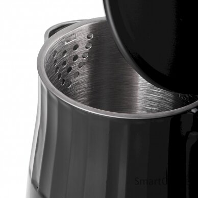 Adler Kettle with LED display | AD 1350 | Electric | 2200 W | 1.7 L | Stainless Steel | 360° rotational base | Black 3