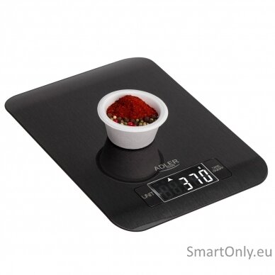 Adler Kitchen Scale | AD 3183b | Graduation 1 g | Black 2