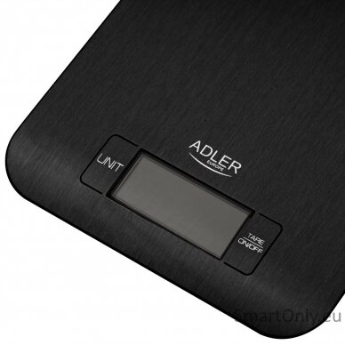 Adler Kitchen Scale | AD 3183b | Graduation 1 g | Black 3