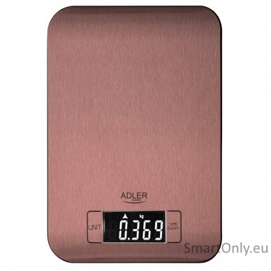 Adler Kitchen Scale | AD 3183c | Graduation 1 g | Copper 1