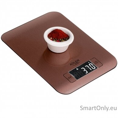 Adler Kitchen Scale | AD 3183c | Graduation 1 g | Copper 3