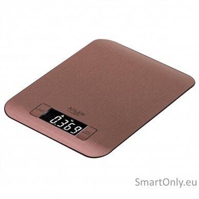 Adler Kitchen Scale | AD 3183c | Graduation 1 g | Copper