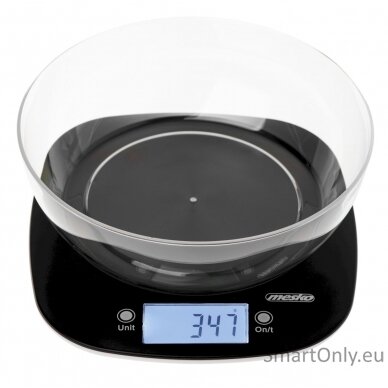 Adler Kitchen Scale with a bowl | MS 3179b | Graduation 1 g | Display type LCD | Black 1