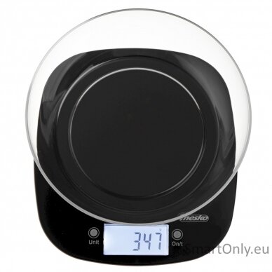 Adler Kitchen Scale with a bowl | MS 3179b | Graduation 1 g | Display type LCD | Black 3