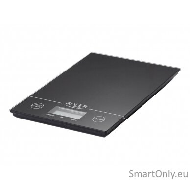 Adler | Kitchen scales | Adler AD 3138 | Maximum weight (capacity) 5 kg | Graduation 1 g | Display type LCD | Black 3