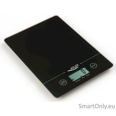 Adler | Kitchen scales | Adler AD 3138 | Maximum weight (capacity) 5 kg | Graduation 1 g | Display type LCD | Black