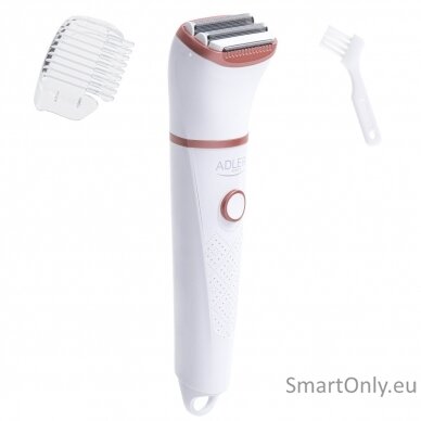 Adler Lady Shaver AD 2941 Wet & Dry, AAA, White 4