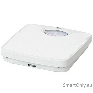 Adler | Mechanical bathroom scale | AD 8151w | Maximum weight (capacity) 130 kg | Accuracy 1000 g | White