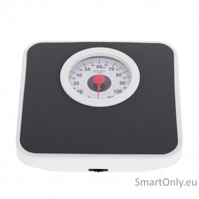 Adler Mechanical Bathroom Scale AD 8178 Maximum weight (capacity) 120 kg, Accuracy 1000 g, Black