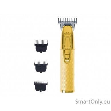 Adler Professional Trimmer AD 2836g	 Cordless, Number of length steps 1, Gold 6