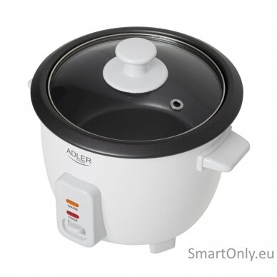 Adler Rice Cooker | AD 6418 | 300 W | 0.6 L | Number of programs 2 | White 1