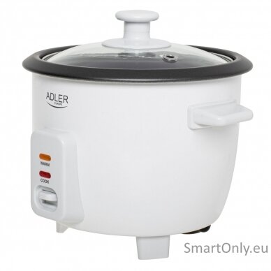 Adler Rice Cooker | AD 6418 | 300 W | 0.6 L | Number of programs 2 | White 2