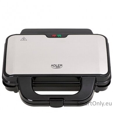 Adler Sandwich maker AD 3043 900 W Number of plates 1 Number of pastry 2 Black 1