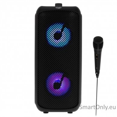 Adler Speaker with radio | AD 1903 | 2x5 W | Bluetooth | Black | Portable | Wireless connection 1