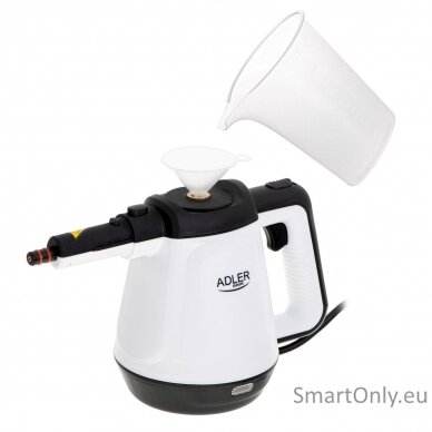 Adler Steam cleaner AD 7038 Power 1200 W, Steam pressure 3.5 bar, Water tank capacity 0.45 L, White/Black 6