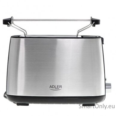 Adler Toaster AD 3214  Power 750 W Number of slots 2 Housing material Stainless steel Silver 1