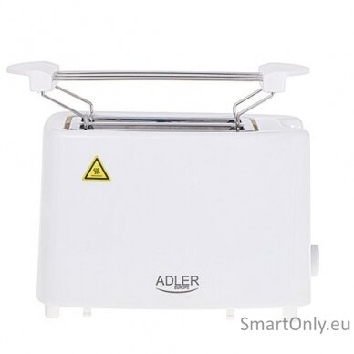 Adler Toaster AD 3223	 Power 750 W Number of slots 2 Housing material Plastic White 2