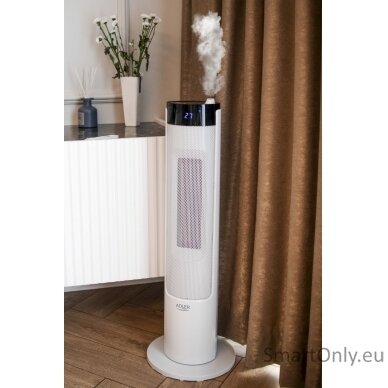 Adler Tower Fan Heater with Humidifier AD 7730 Ceramic, 2200 W, Number of power levels 2, Suitable for rooms up to 25 m², White 6