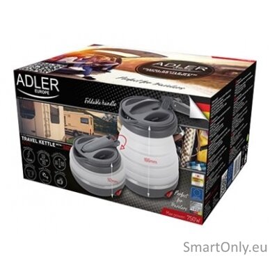 Adler Travel kettle AD 1279 Electric 750 W 0.6 L Silicon White 7