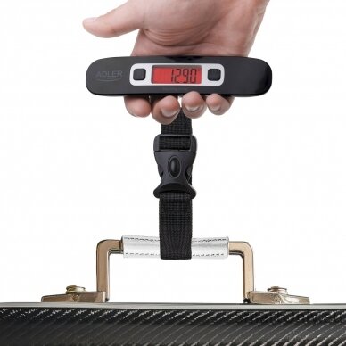 Adler | Travel Luggage Scale | AD 8190 | Maximum weight (capacity) 50 kg | Accuracy 10 g | Black 3