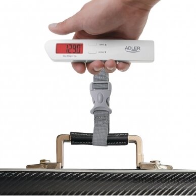 Adler | Travel Luggage Scale | AD 8191 | Maximum weight (capacity) 50 kg | Accuracy 10 g | Grey 4