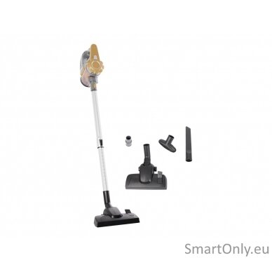 Adler Vacuum Cleaner AD 7036 Corded operating, Handstick and Handheld, 800 W, Operating radius 7 m,  Yellow/Grey, Warranty 24 month(s) 4