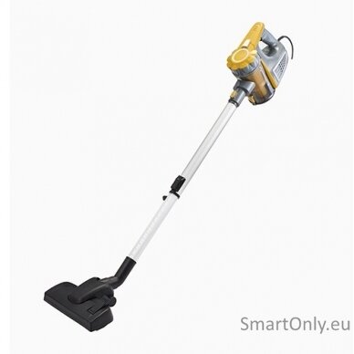 Adler Vacuum Cleaner AD 7036 Corded operating, Handstick and Handheld, 800 W, Operating radius 7 m,  Yellow/Grey, Warranty 24 month(s)