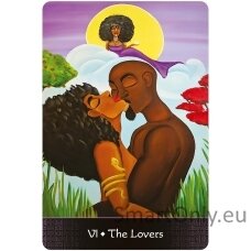 Afro Goddess Tarot Arcanas kortos US Games Systems