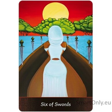 Afro Goddess Tarot Arcanas kortos US Games Systems 3