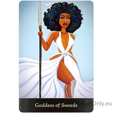 Afro Goddess Tarot Arcanas kortos US Games Systems 5