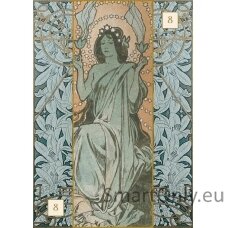 Alfons Maria Mucha Oracle kortos Lo Scarabeo