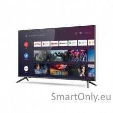 Allview QL43ePlay6100-U 43" (109cm) 4K UHD QLED Smart Android TV, Google Assistant, Black Metallic Frame