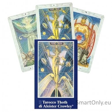 Aleister Crowley Thoth Tarot Pocket Version Italian Edition kortos AGM