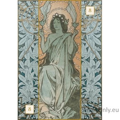 Alfons Maria Mucha Oracle kortos Lo Scarabeo 1