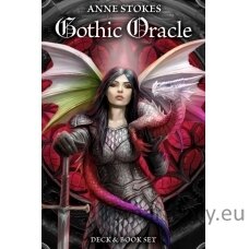 Anne Stokes Gothic Oracle Kortų ir knygos rinkinys US Games Systems