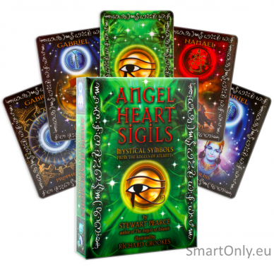 Angel Heart Sigils oracle kortos Findhorn Press