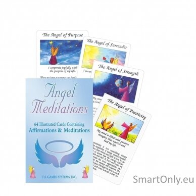 Angel Meditation Affirmations kortos US Games Systems 16