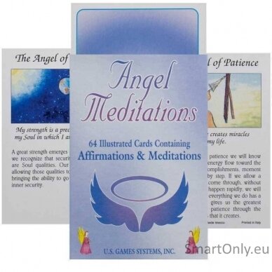 Angel Meditation Affirmations kortos US Games Systems 6