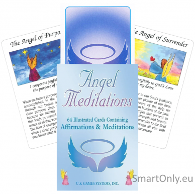 Angel Meditation Affirmations kortos US Games Systems