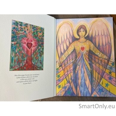 Angels writing, healing and creativity journal užrašinė Blue Angel 2