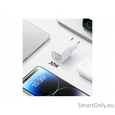 Anker 511 Nano 3 Wall Charger 30W 1C, White | Anker 1